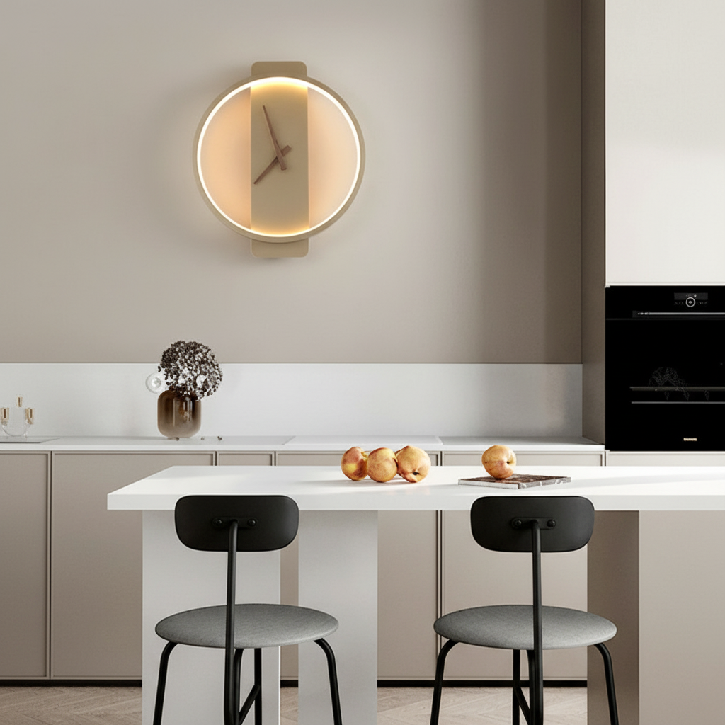 AuraTime | Orologio da Parete Moderno Design LED Minimalista