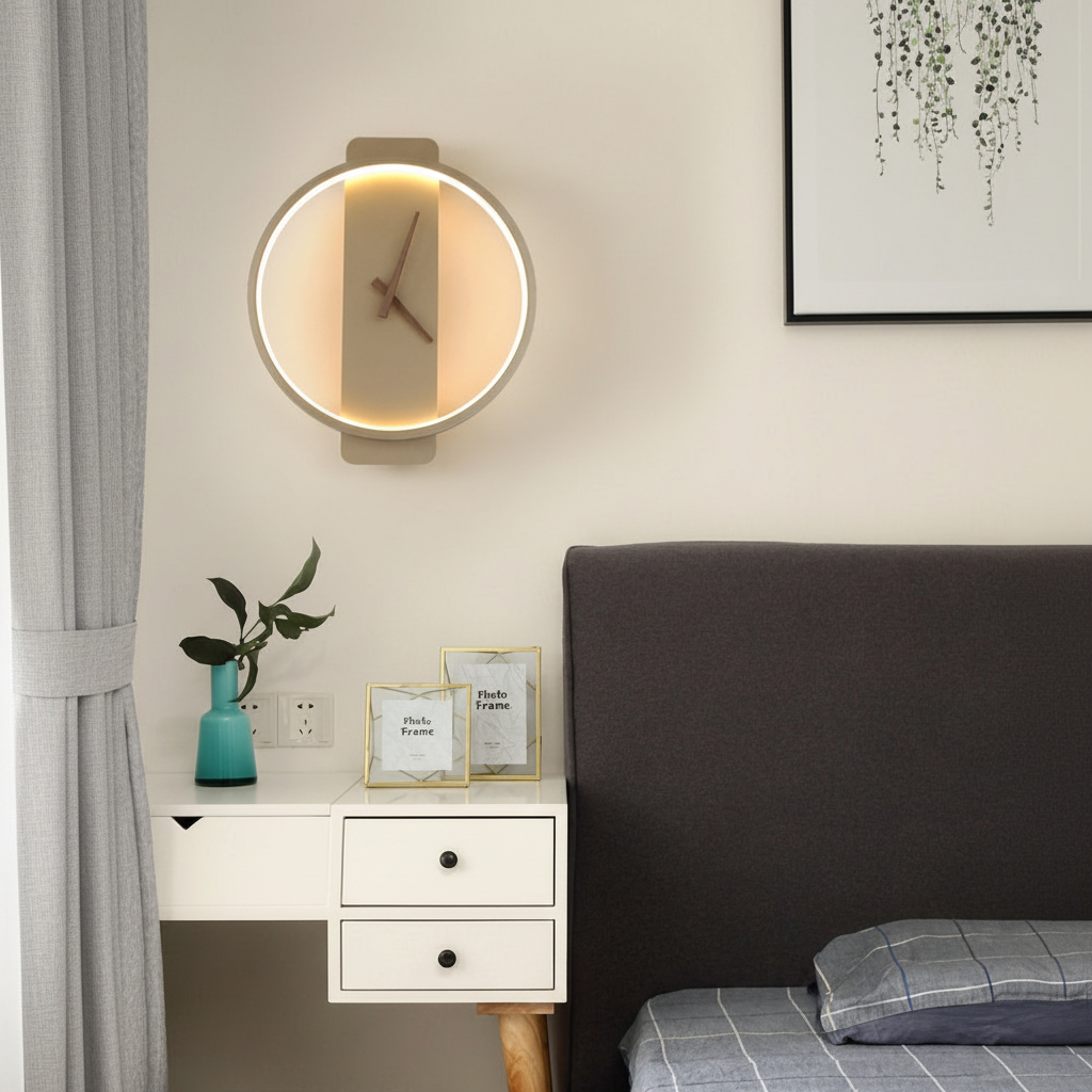 AuraTime | Orologio da Parete Moderno Design LED Minimalista
