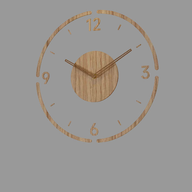Orologio da Parete Design in Vero Legno | Orologio Silenzioso 0