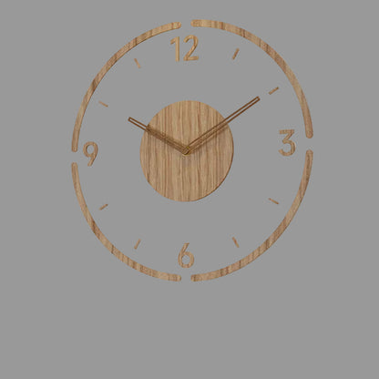 Orologio da Parete Design in Vero Legno | Orologio Silenzioso 0