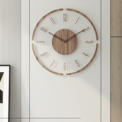Orologio da Parete Design in Vero Legno | Orologio Silenzioso