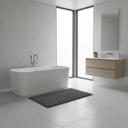 Tappetino da Bagno Antiscivolo Waffle Ultra Assorbente | Tappetini Bagno