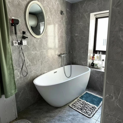 Tappetino da Bagno Astratto | Tappeto Antiscivolo Moderno